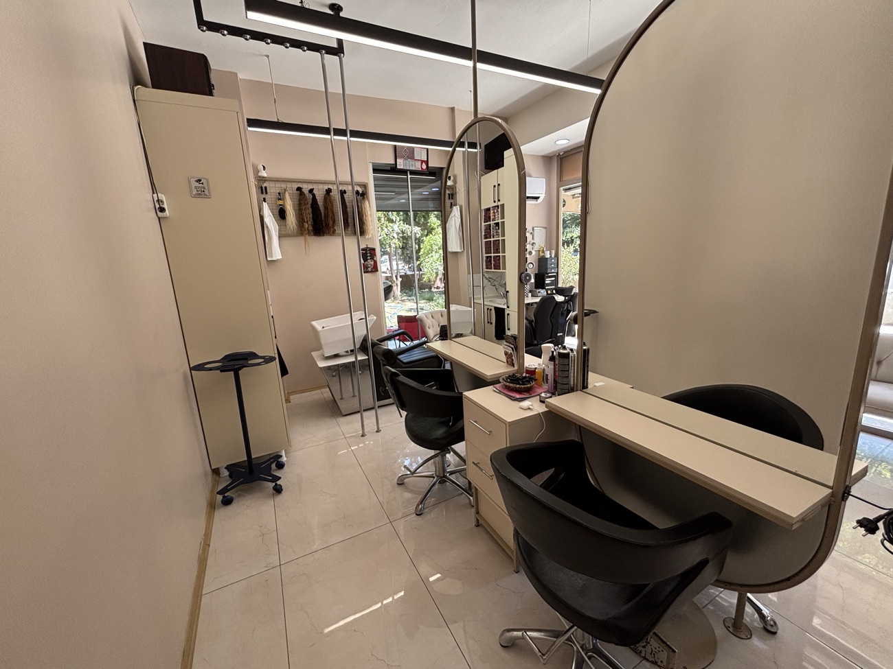 Salon çalışma alanı